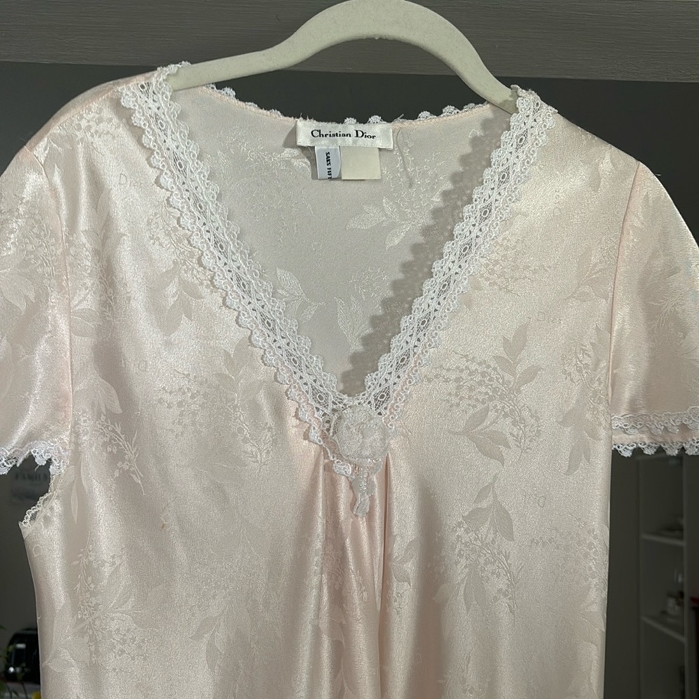 Christian Dior, Saks fifth Avenue silk nightgown